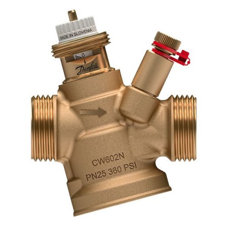 Балансировочный клапан AQT 4.0 DN20HF с нар.резьбой KVs 0,25 диапазон 0,19-1,9 без ниппелей | Центр водоснабжения