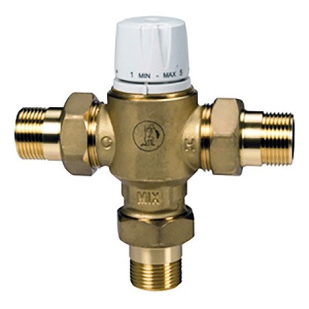 Смесительный термостатический клапан Giacomini R156-2, 3/4" Kvs 1,4 30-65С | Центр водоснабжения