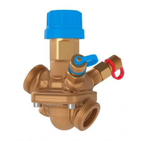 Балансировочный клапан AQT DN25 KVs 0,2 диапазон 0,34–1,70 (1,87) с ниппелями | Центр водоснабжения