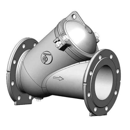 CBL6240-0125 Клапан обратный шаровой фланцевый Корпус нерж сталь, витон (FPM), PN10 | Центр водоснабжения