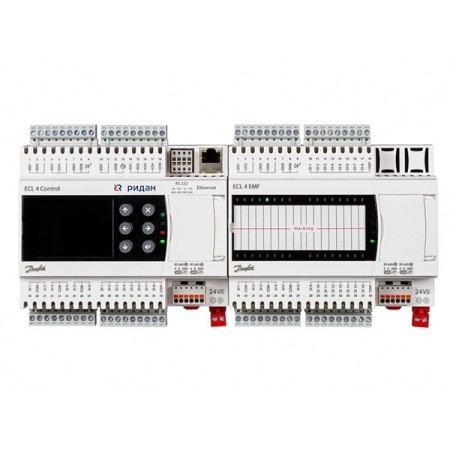 Контроллер Ридан ECL4 Control 368R с модулем расширения, платой Ethernet и с функцией поддержания да | Центр водоснабжения