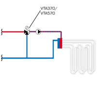 Термостатический клапан ESBE VTA572 30-70C G1 20-4,5  | Центр водоснабжения
