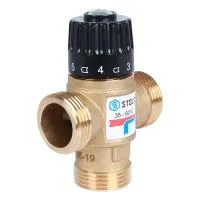 Смесительный термостатический клапан STOUT SVM-0120-164325 G1 НР 20-43С Kvs1,6  | Центр водоснабжения