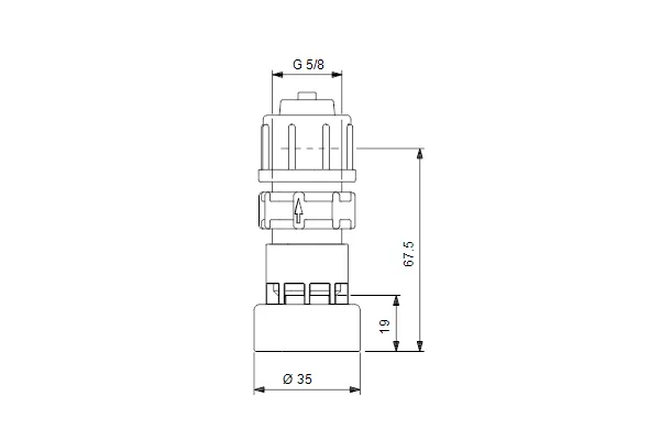 Приёмный клапан FV-NL-G5/8 PV/V,E/C U2  | Центр водоснабжения