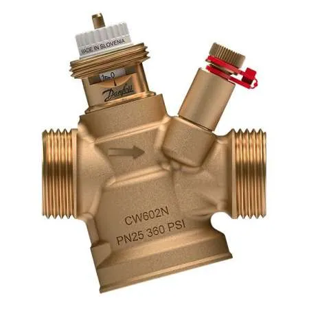 Балансировочный клапан AQT 4.0 DN15LF с нар.резьбой KVs 0,16 диапазон 0,02-0,2 без ниппелей | Центр водоснабжения