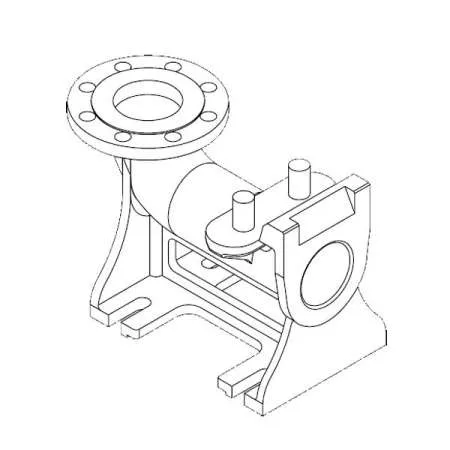 Автоматическая трубная муфта для фланца ADC-T DIN, 50mm | Центр водоснабжения