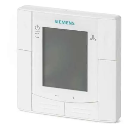Контроллер температуры комнатной для полузаглубленного монтажа с дисплеем для 4-трубных фэнкойлов и компрессоров Siemens RDF300.02 | Центр водоснабжения
