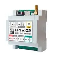 ZONT H-1V.02 Отопительный GSM / Wi-Fi контроллер на DIN-рейку  | Центр водоснабжения